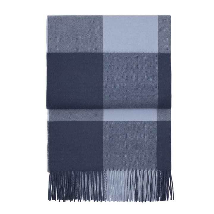 Manta de lana Whisper - azul marino-azul claro - Elvang Denmark