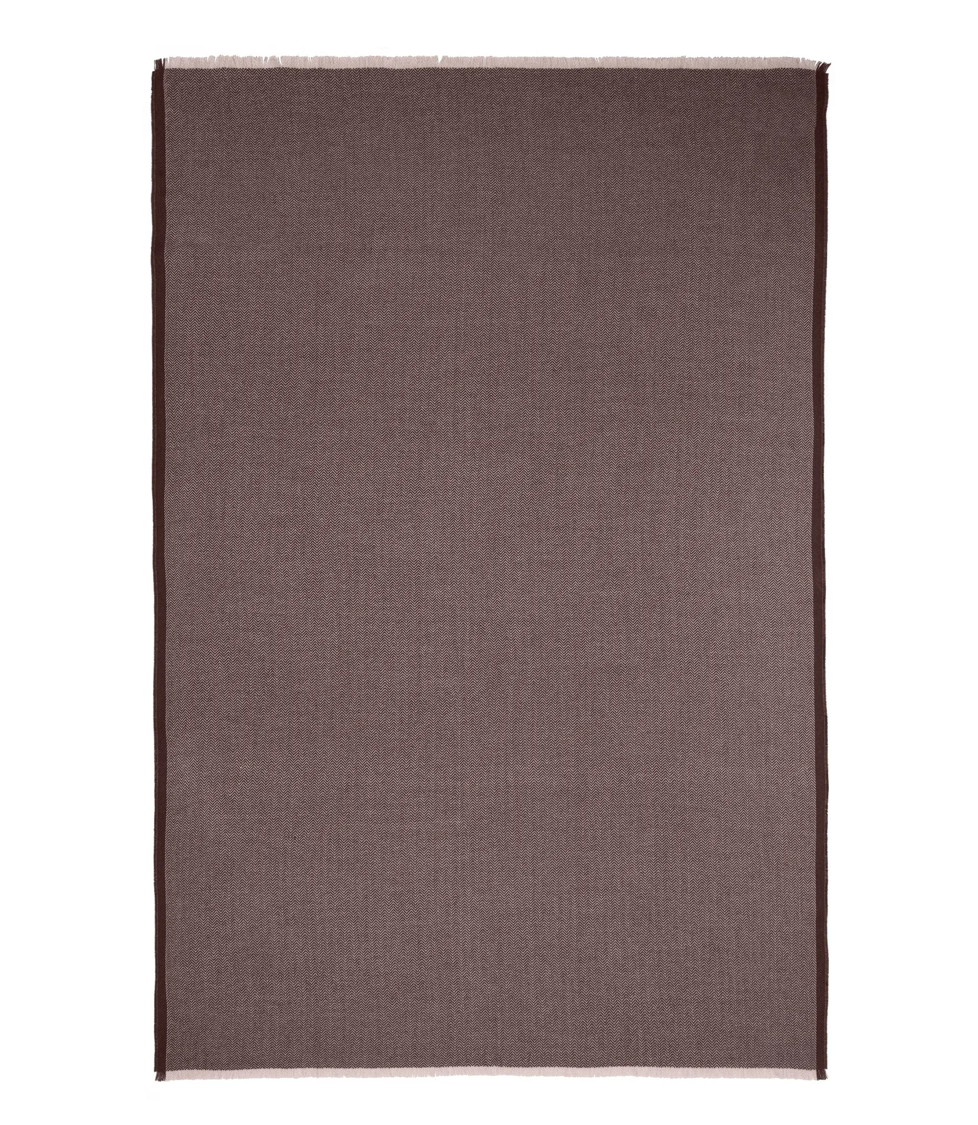 Manta Herringbone 130x190 cm, Chocolate-beige Elvang Denmark