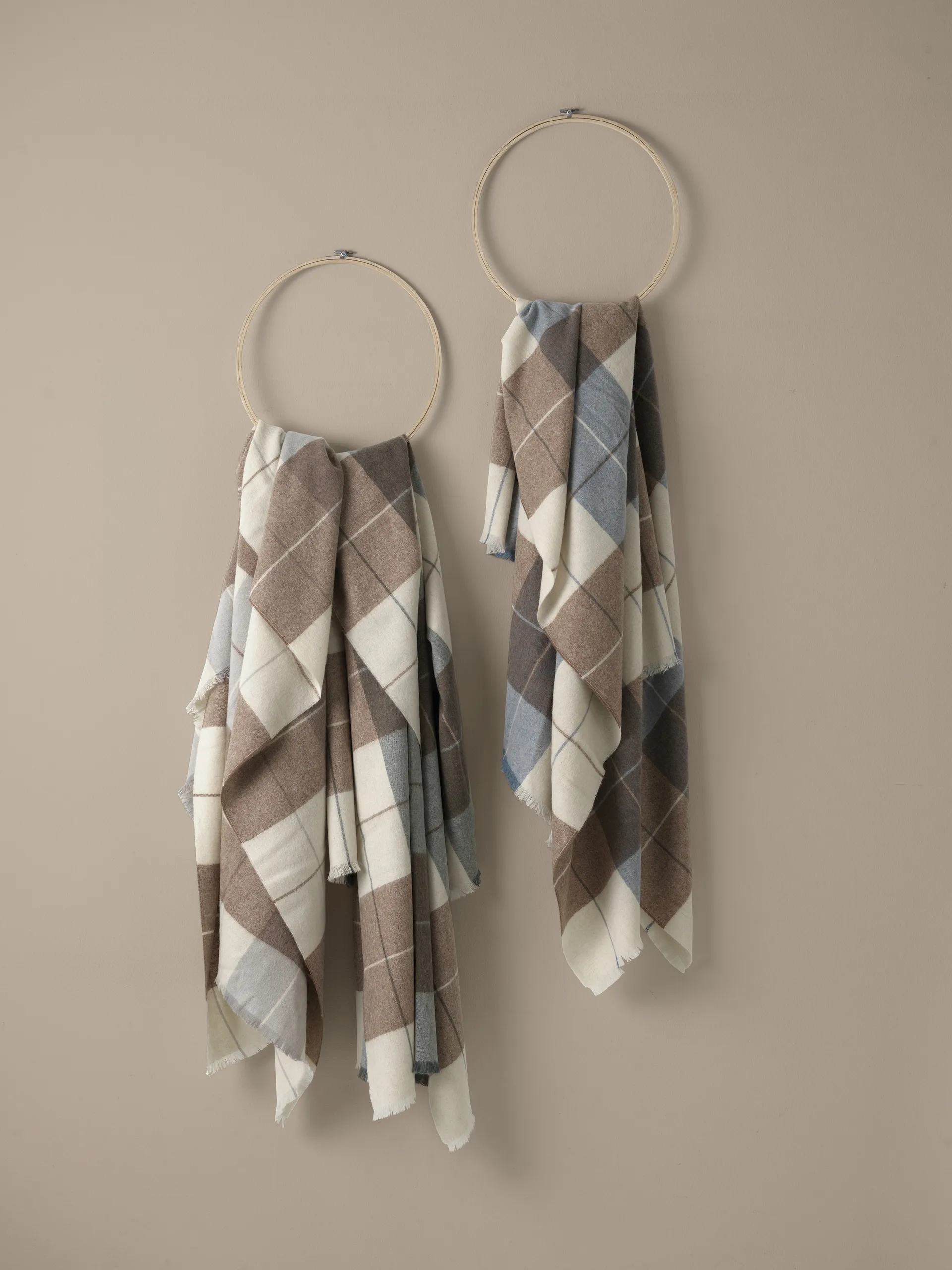 Manta Scotch 130x190 cm, Camel-Grey Elvang Denmark