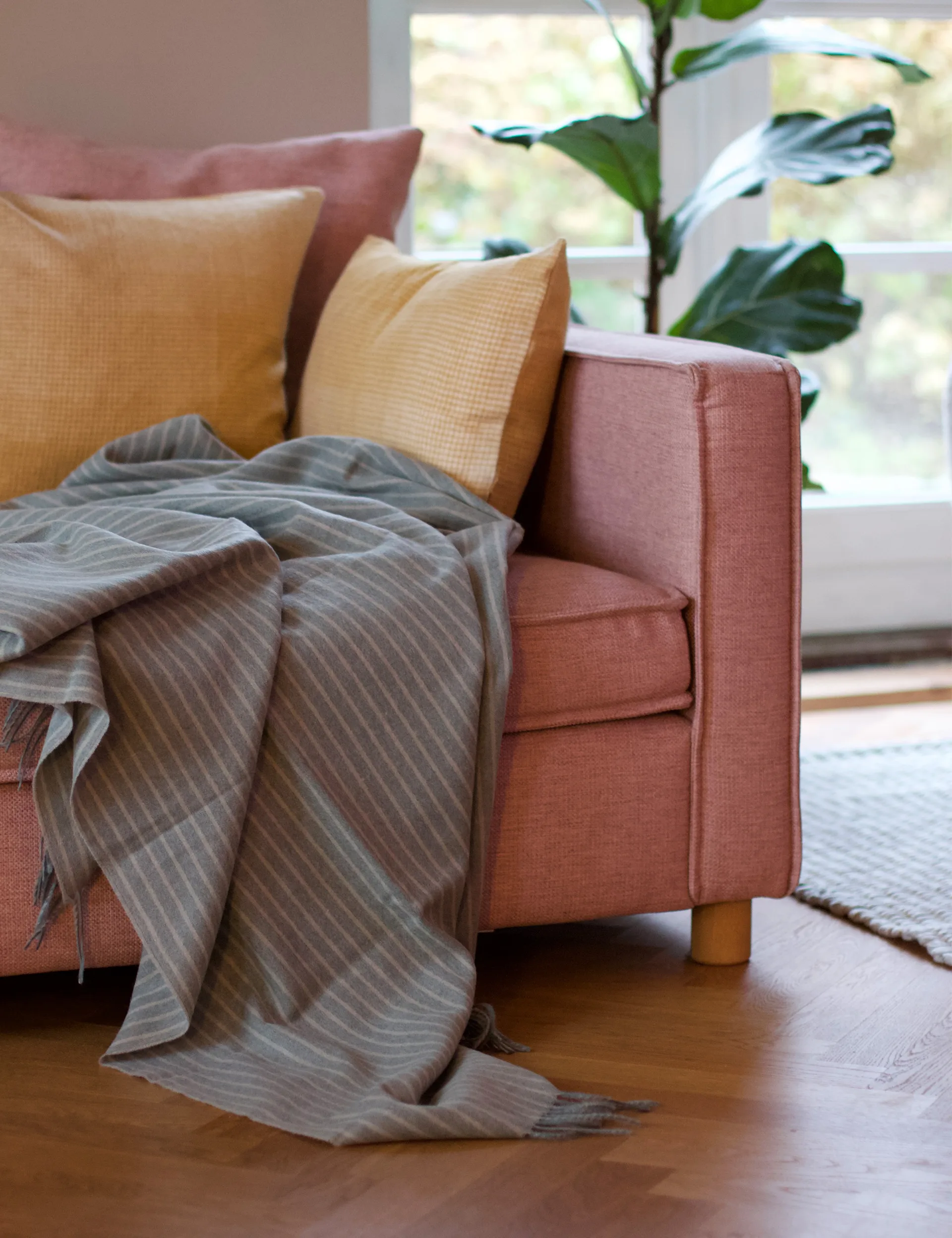 Manta Stripes 130x200 cm, Green Elvang Denmark