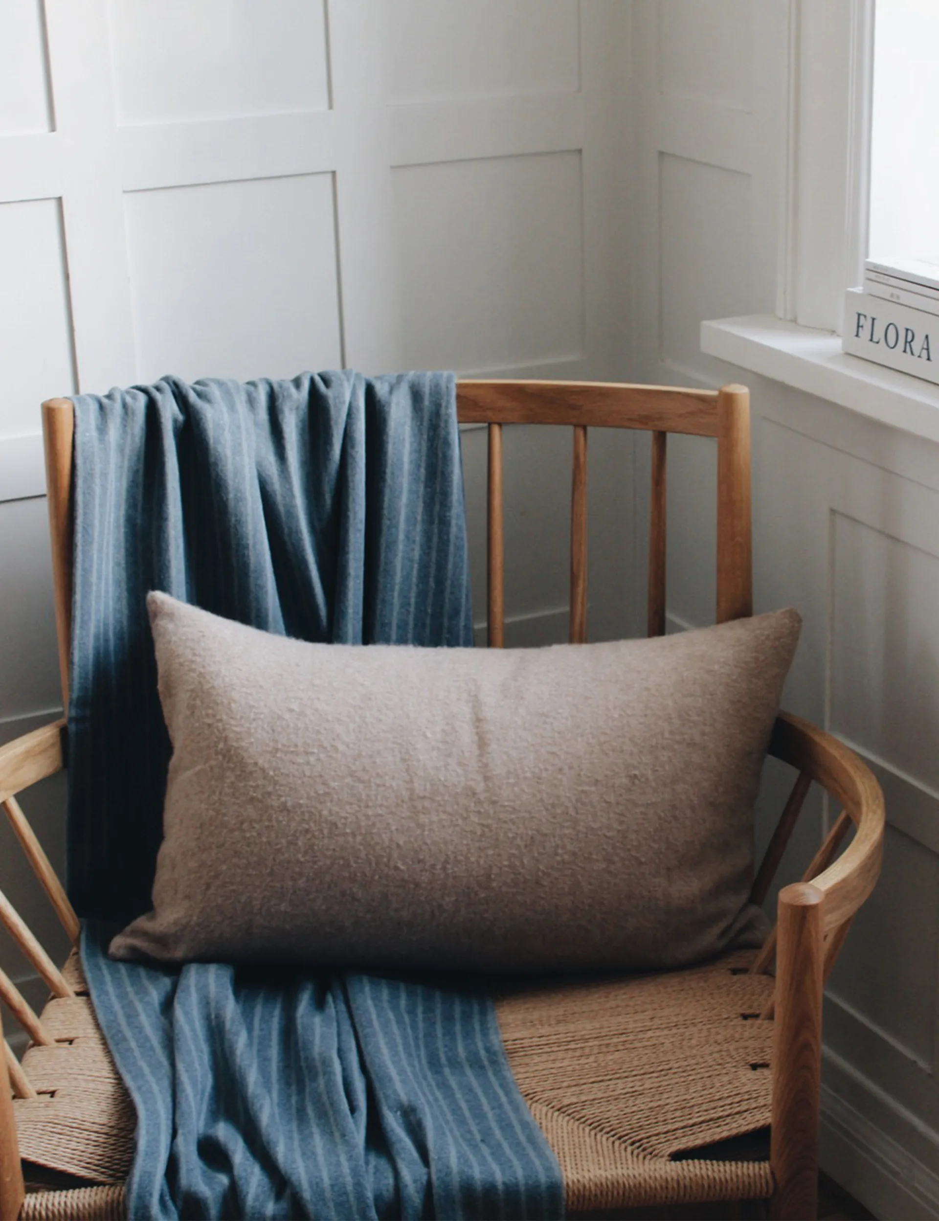 Manta Stripes 130x200 cm, Mirage blue Elvang Denmark