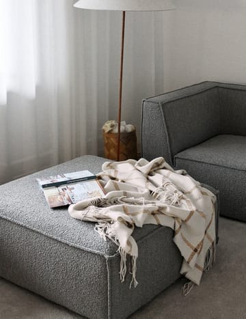 Manta Tartan 130x190 cm - Ivory - Elvang Denmark