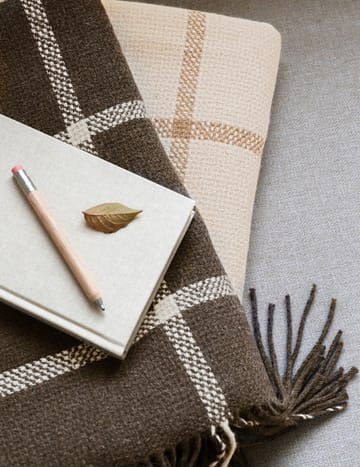 Manta Tartan 130x190 cm - Ivory - Elvang Denmark