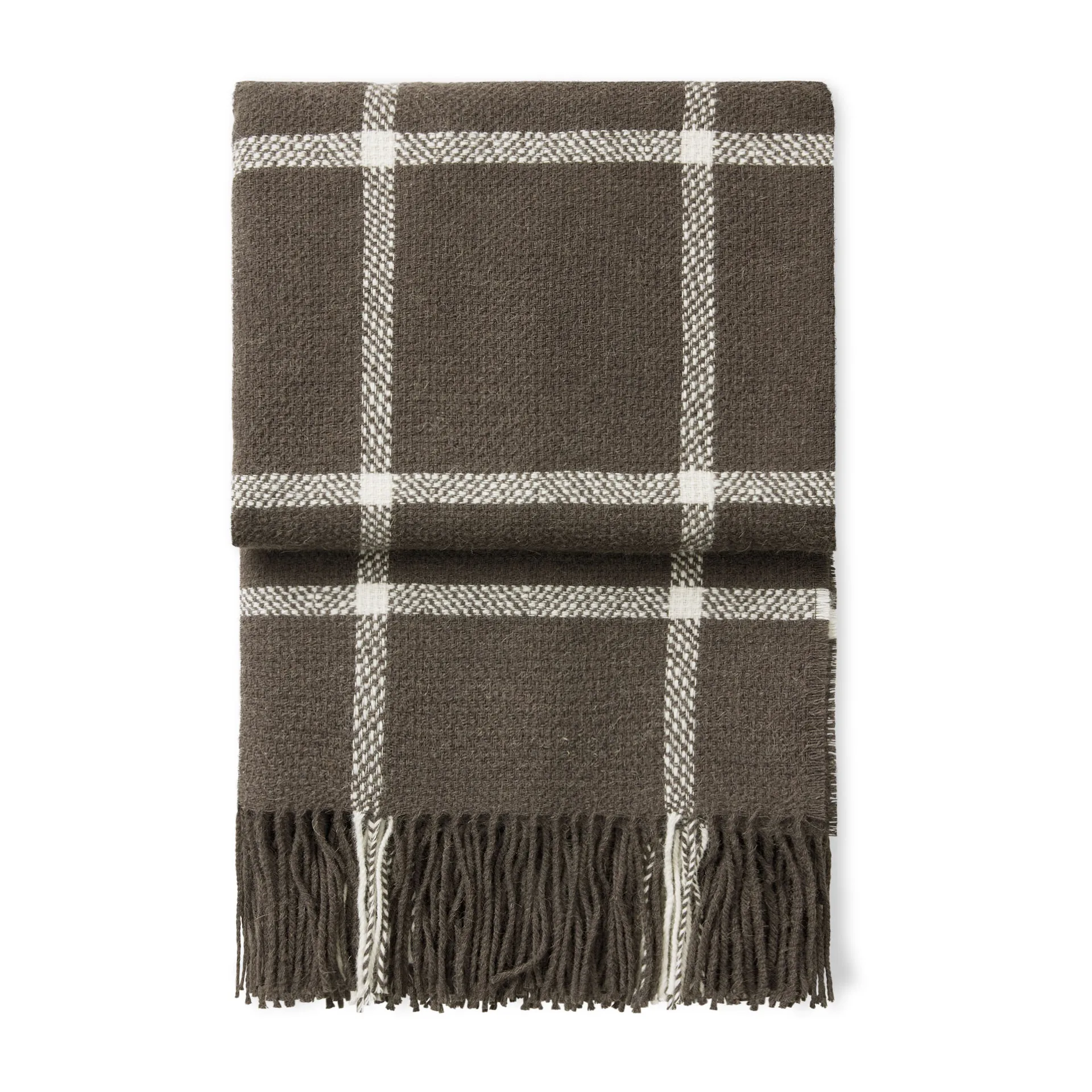Manta Tartan 130x190 cm, Mocca Elvang Denmark