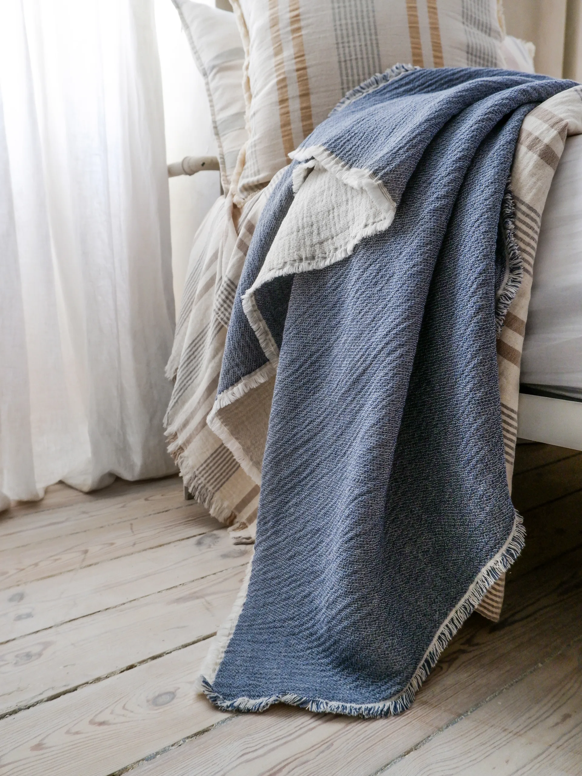 Manta Thyme 130x180 cm, blue Elvang Denmark