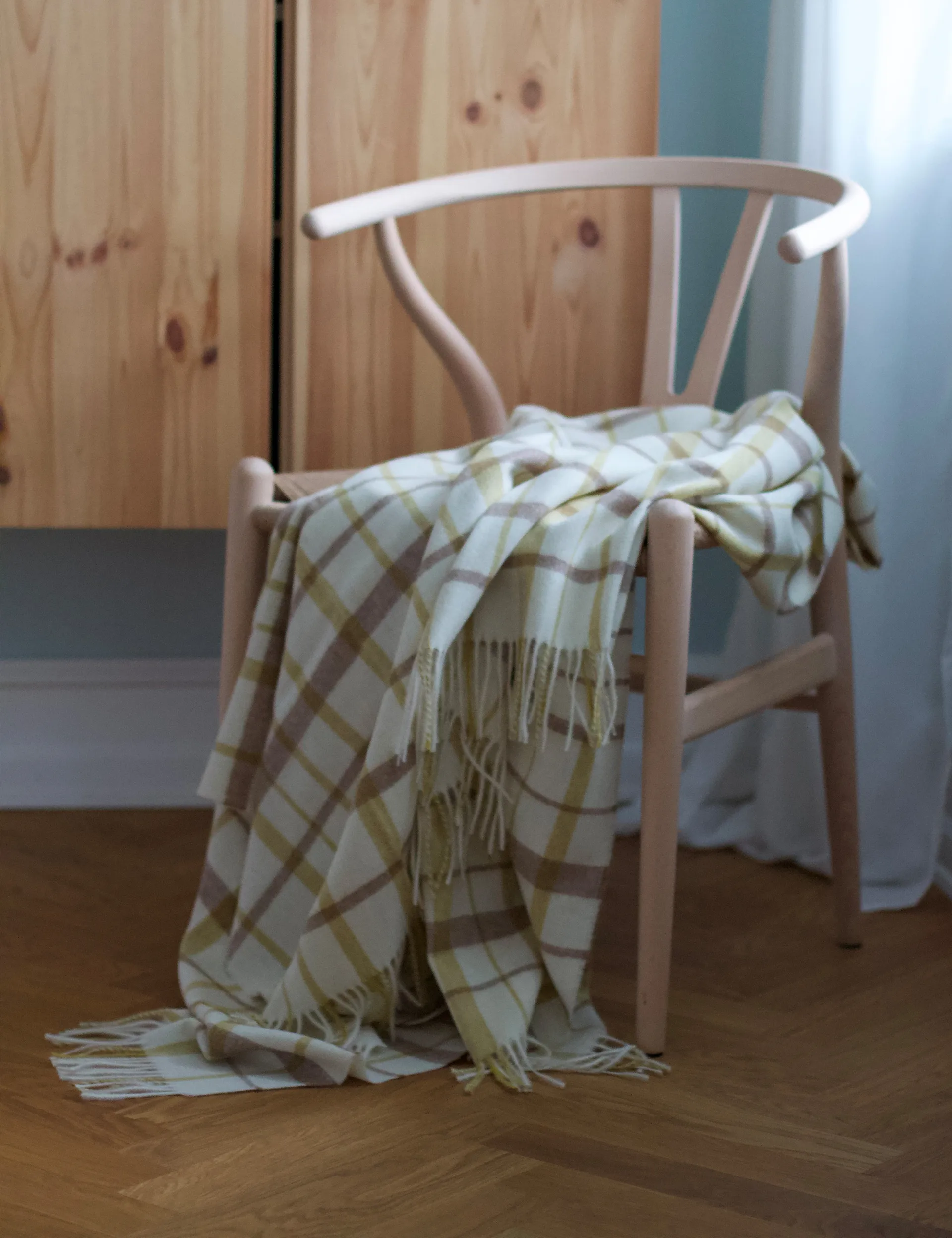 Manta Tweed 130x200 cm, Light yellow Elvang Denmark