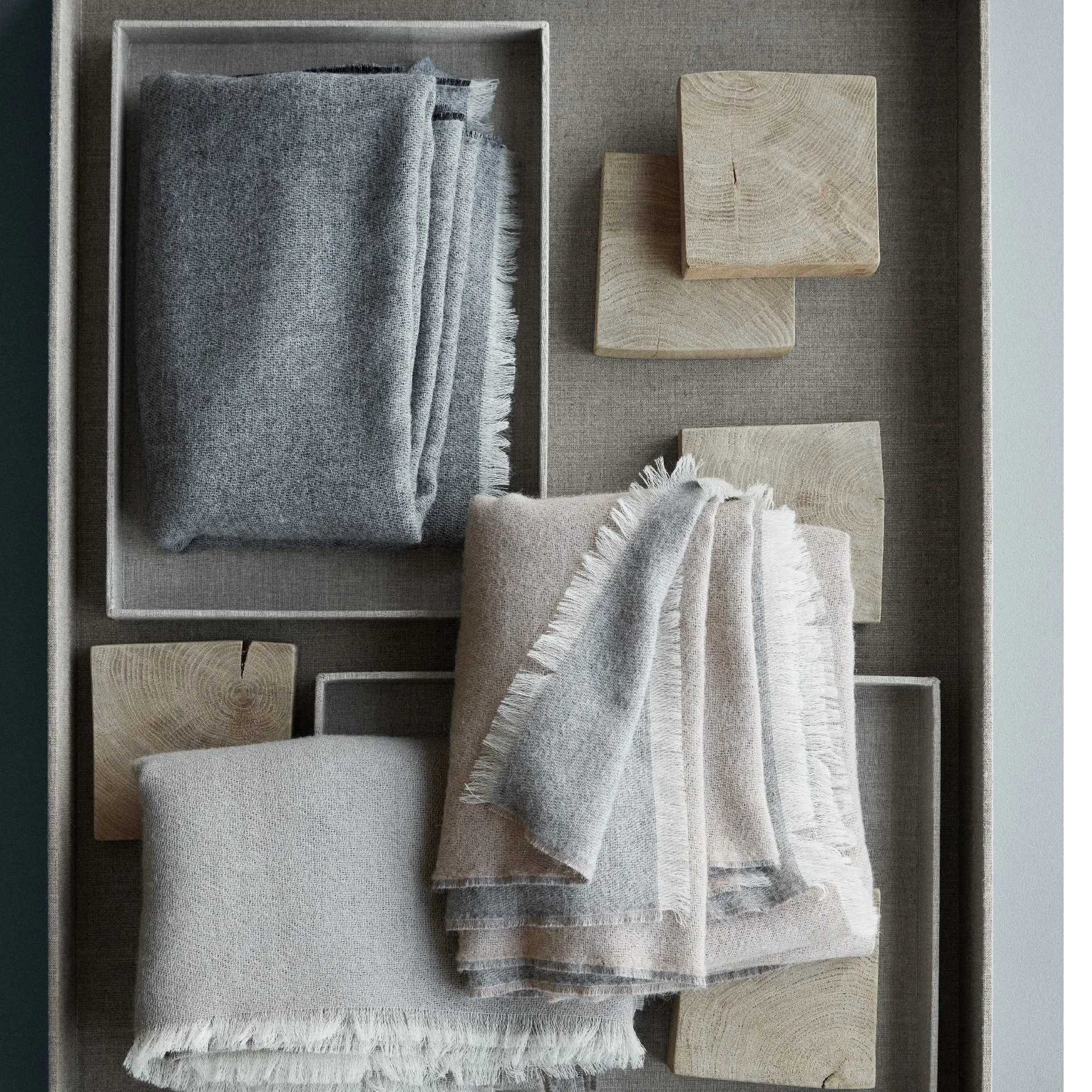 Manta Venice, blanco-gris Elvang Denmark