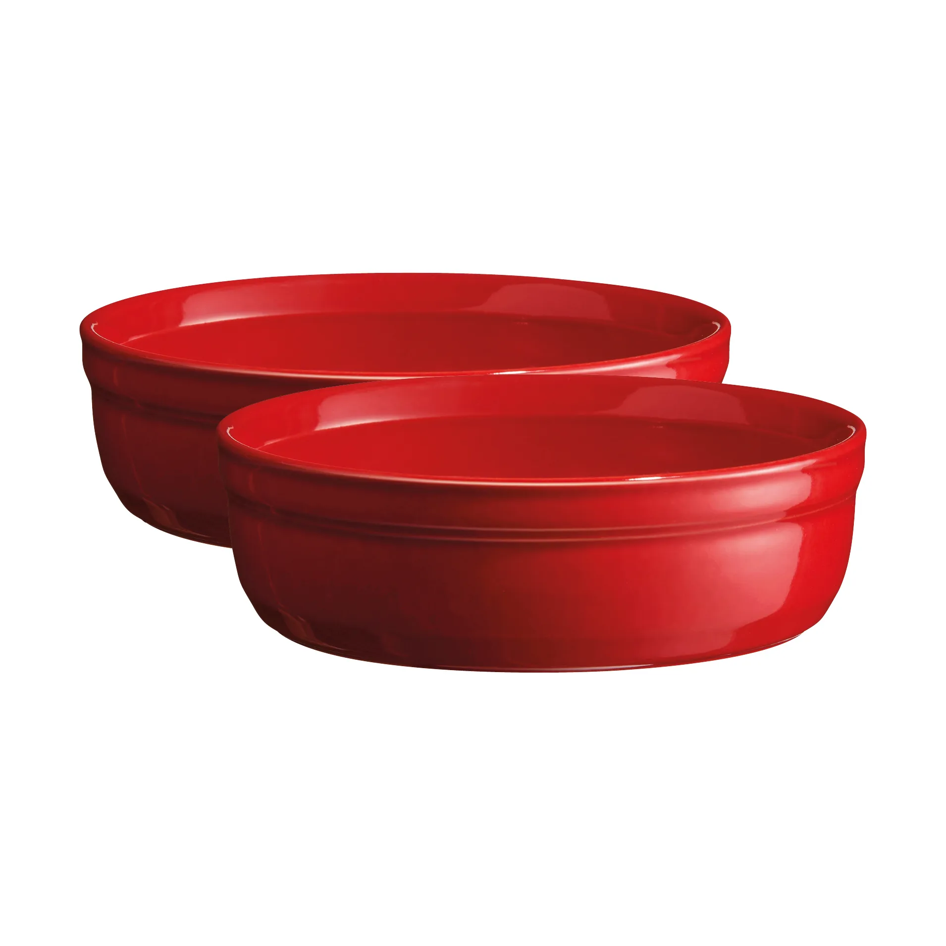 Molde Creme Brulee, 2-pack, Rojo Emile Henry
