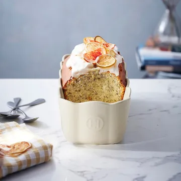 Molde para pan Emile Henry Madeleine - Cream - Emile Henry