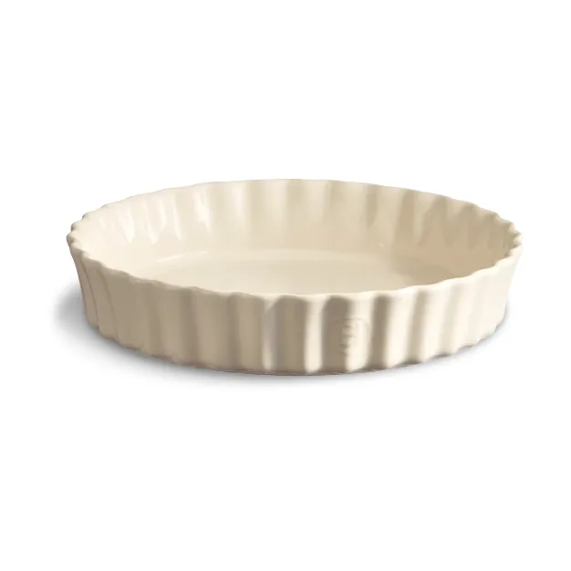 Molde para tarta Emile Henry Ø24 cm - Cream - Emile Henry