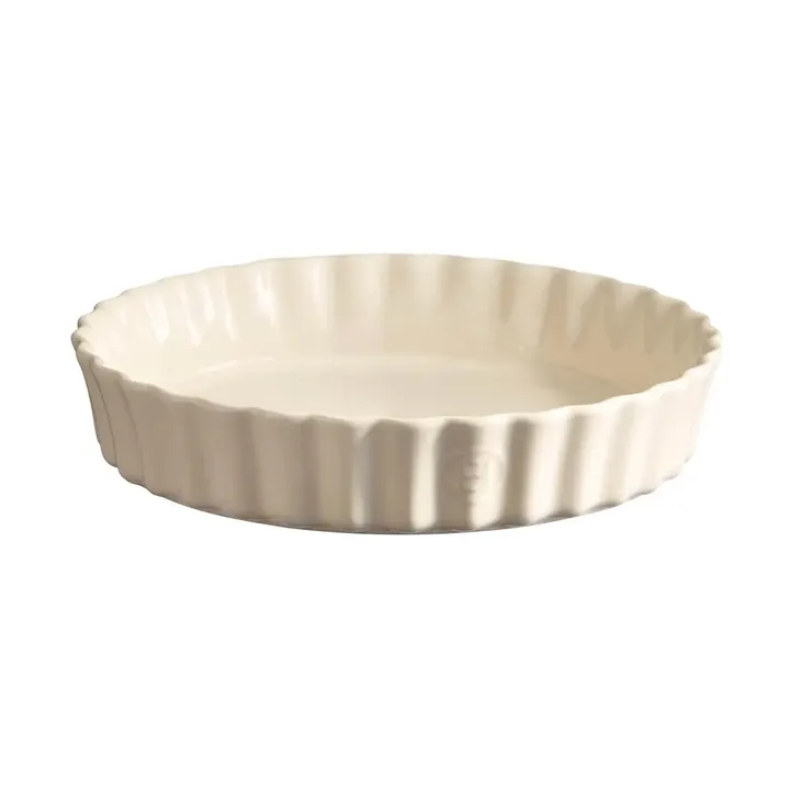 Molde para tarta Emile Henry Ø28 cm - Cream - Emile Henry