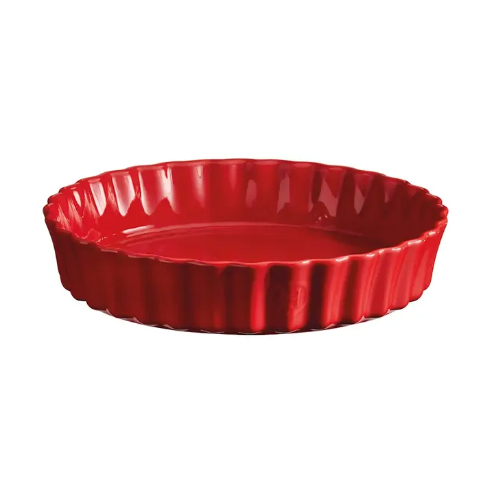 Molde para tarta Emile Henry Ø28 cm - Rojo - Emile Henry