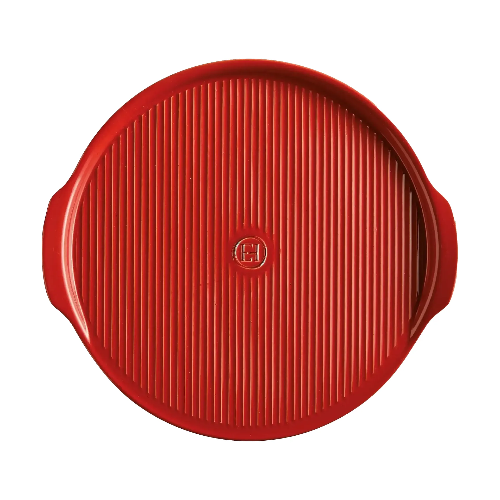 Piedra para pizza Emile Henry estriada Ø40 cm, Rojo Emile Henry