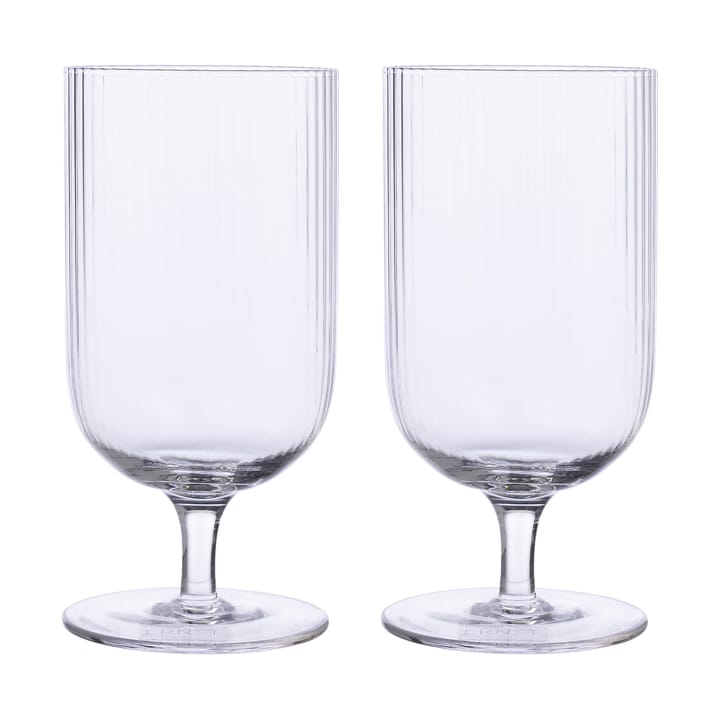 2 Copas de cerveza Ernst con relieve - Transparente - ERNST