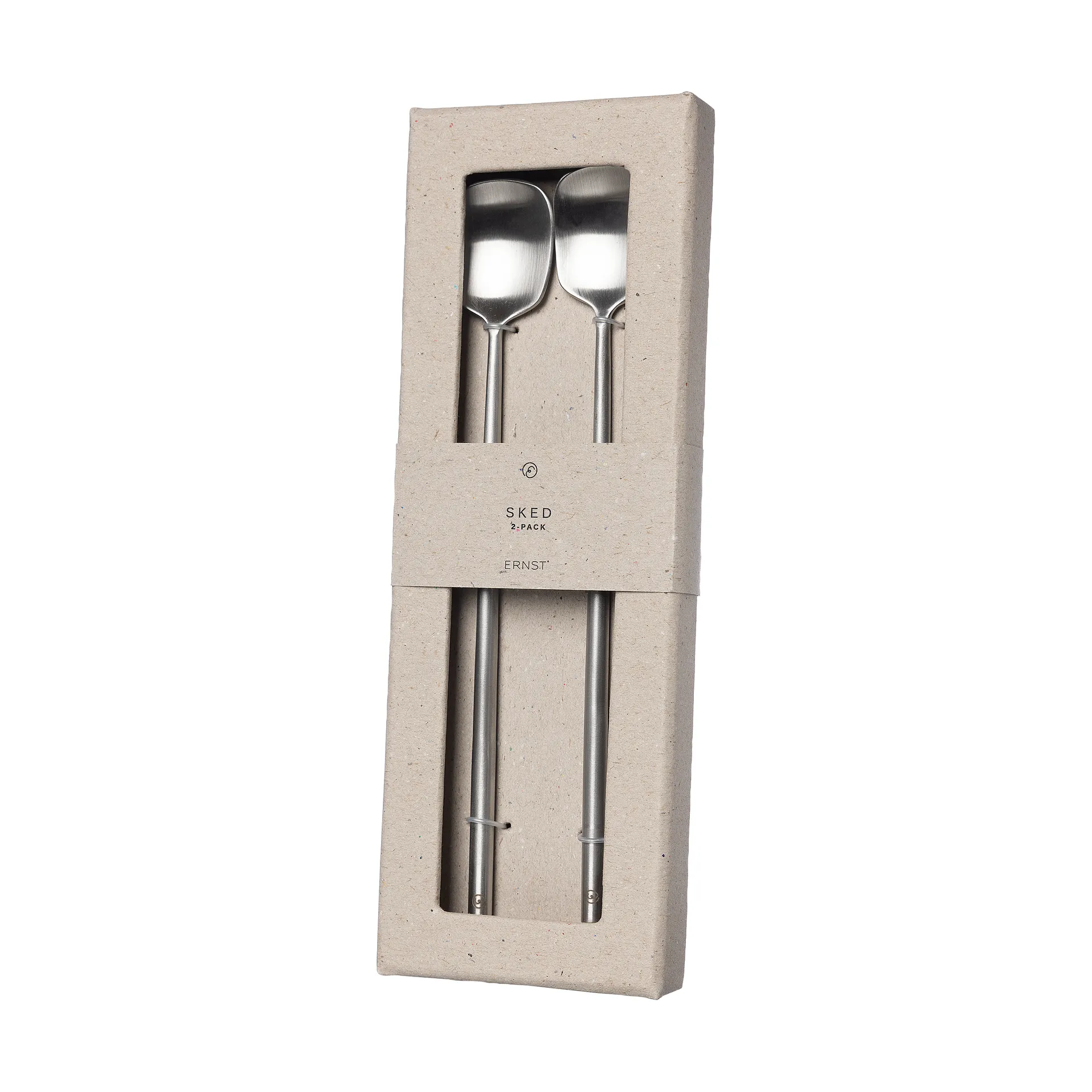 2 Cucharas alargadas Ernst, Acero inoxidable ERNST