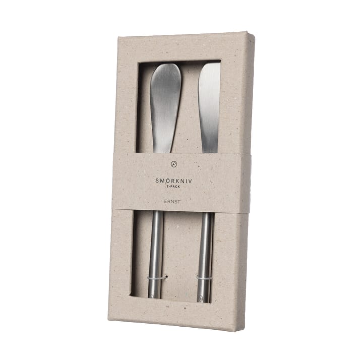 2 Cuchillos para untar Ernst, Acero inoxidable ERNST