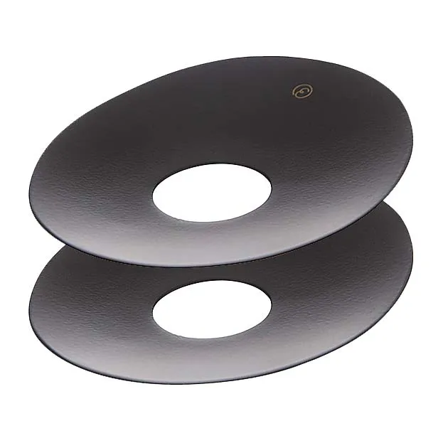 2 Protectores de velas Ernst Ø8,3 cm, negro ERNST