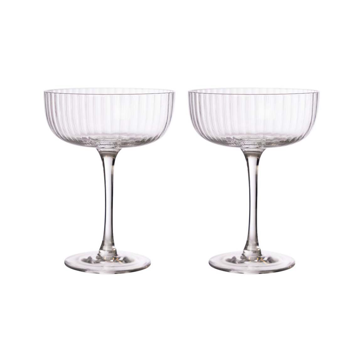 2 Vasos con pie Ernst, Transparente ERNST