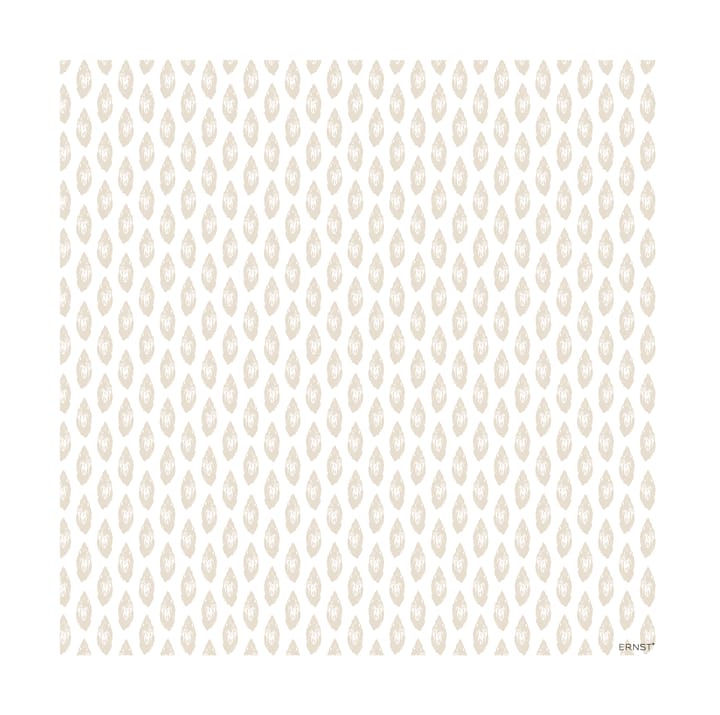20 Servilletas mandel Ernst 33x33 cm - Blanco-beige - ERNST