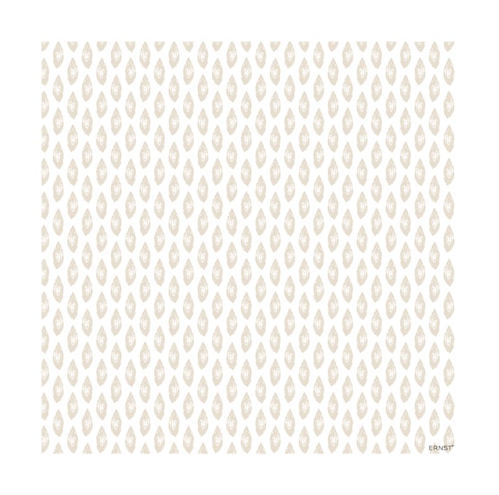 20 Servilletas mandel Ernst 33x33 cm - Blanco-beige - ERNST