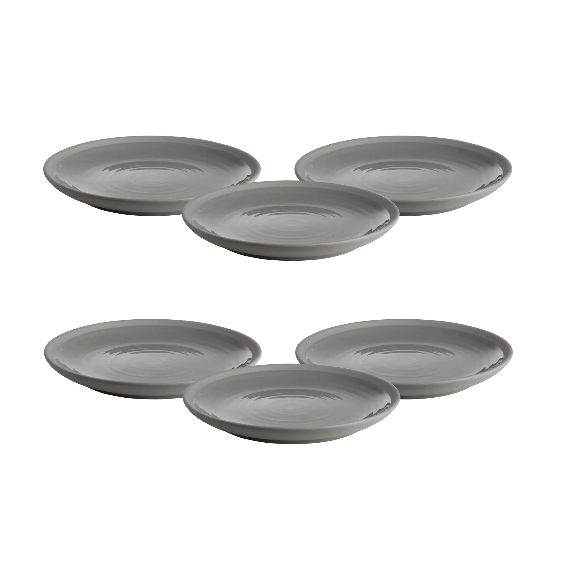 6 Platillos Ernst gres 21 cm, gris ERNST
