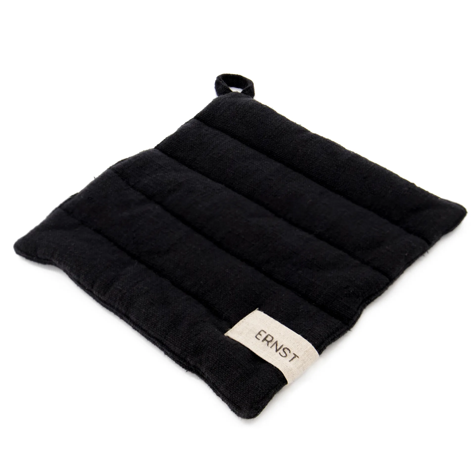 Agarrador Ernst algodón, negro ERNST