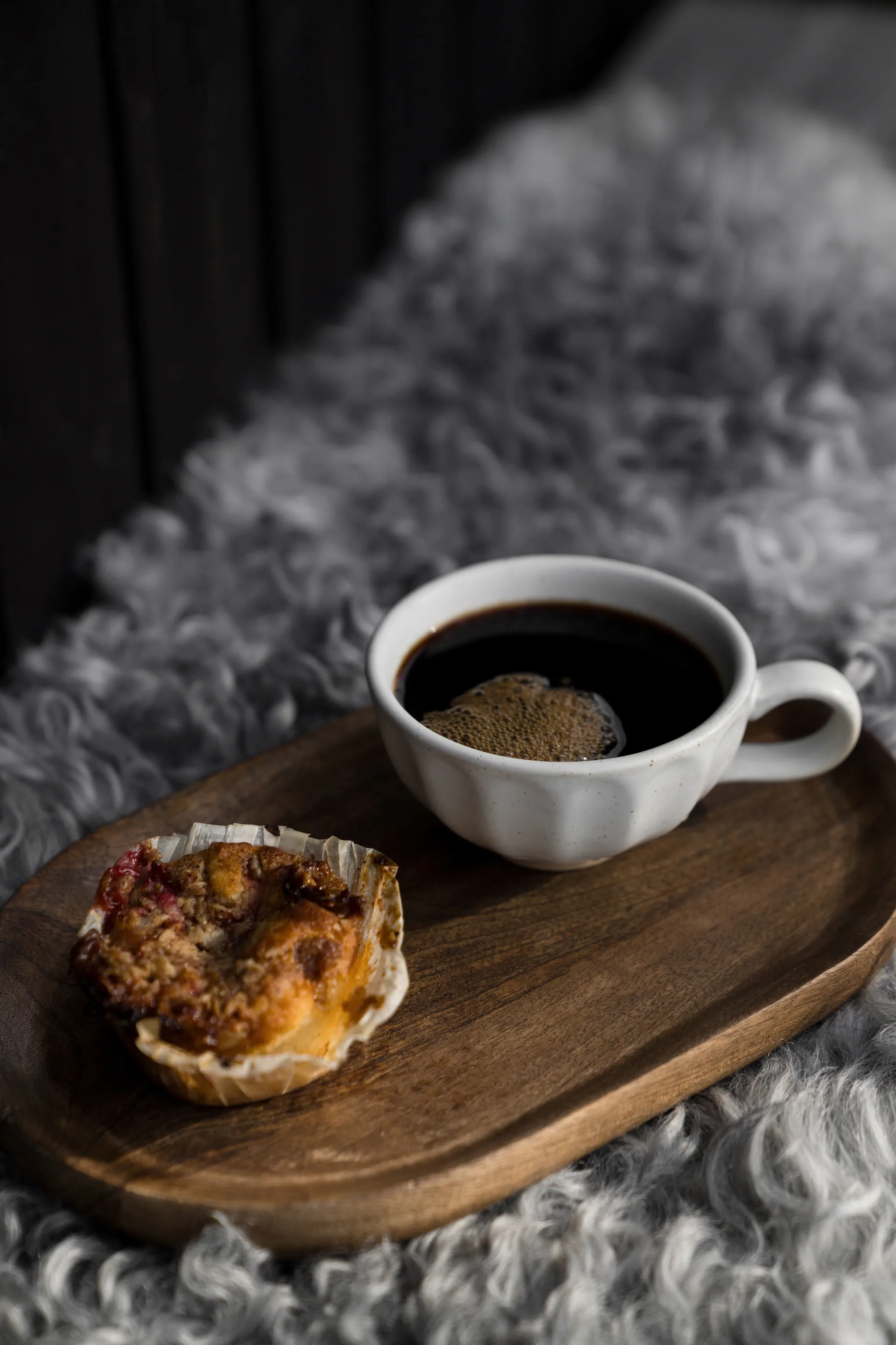 Bandeja de servicio ovalada Ernst 17x28 cm, Marrón oscuro ERNST