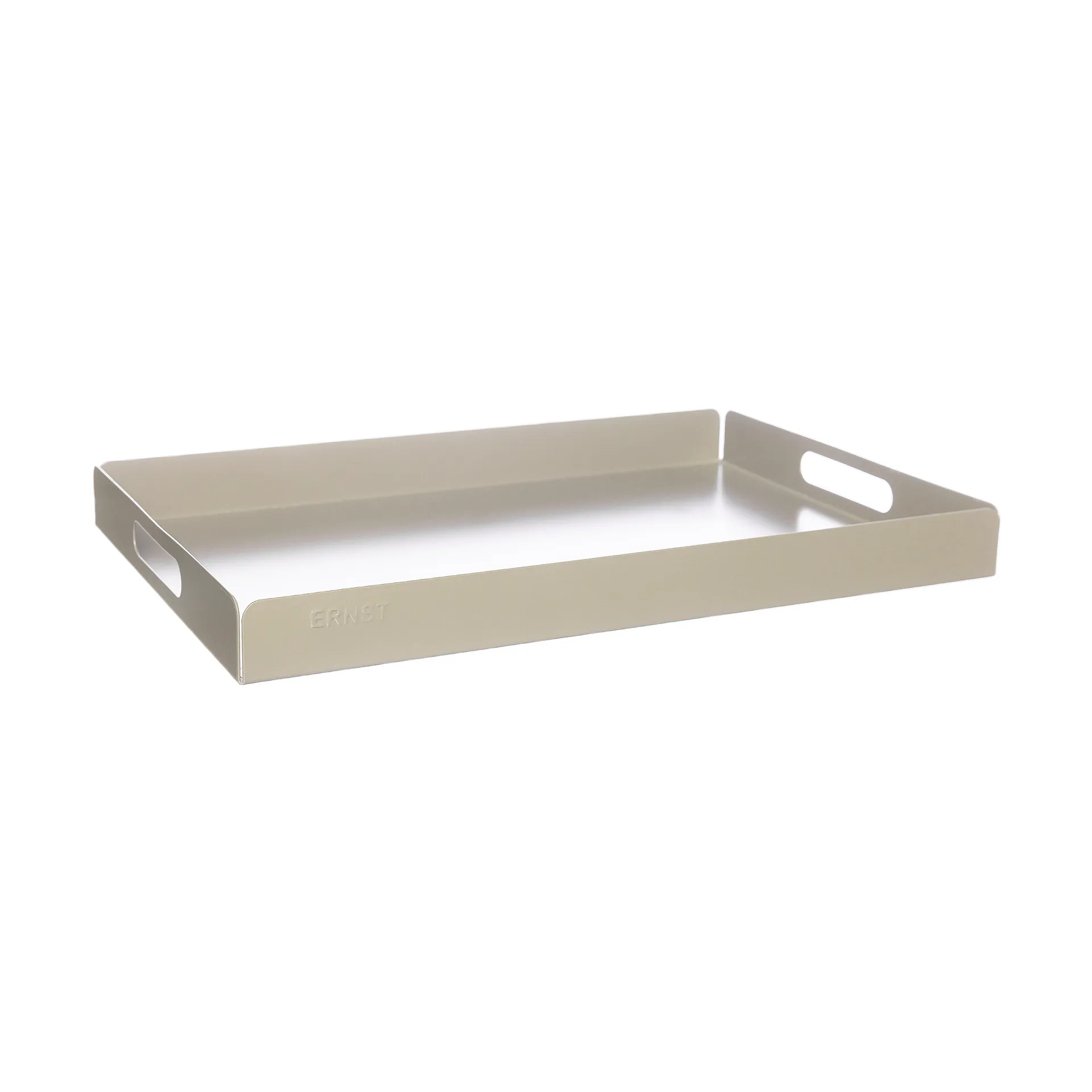 Bandeja metal Ernst 30x45 cm, Blanco crema ERNST