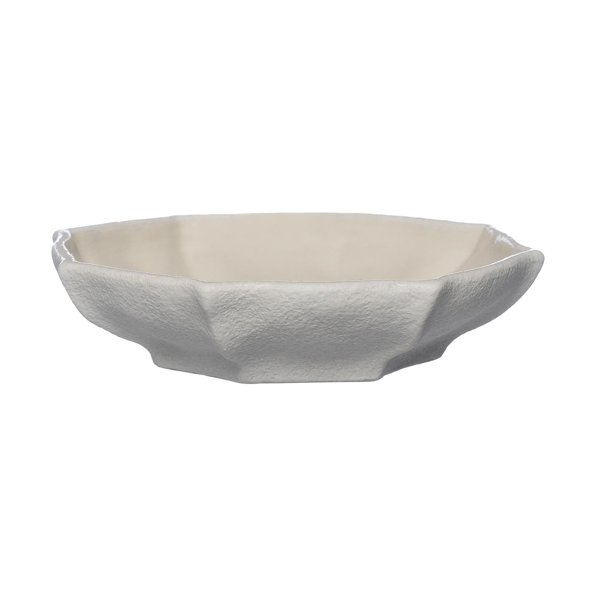 Bandeja para servir Ernst Ø17 cm, Blanco natural ERNST