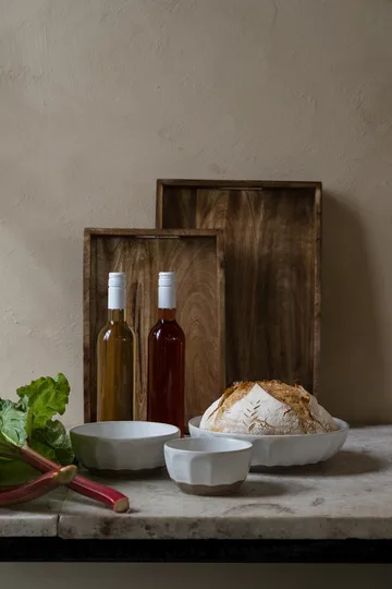 Bol Ernst de gres - Blanco natural, Ø20 cm - ERNST