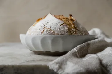 Bol Ernst de gres - Blanco-natural, Ø24 cm - ERNST