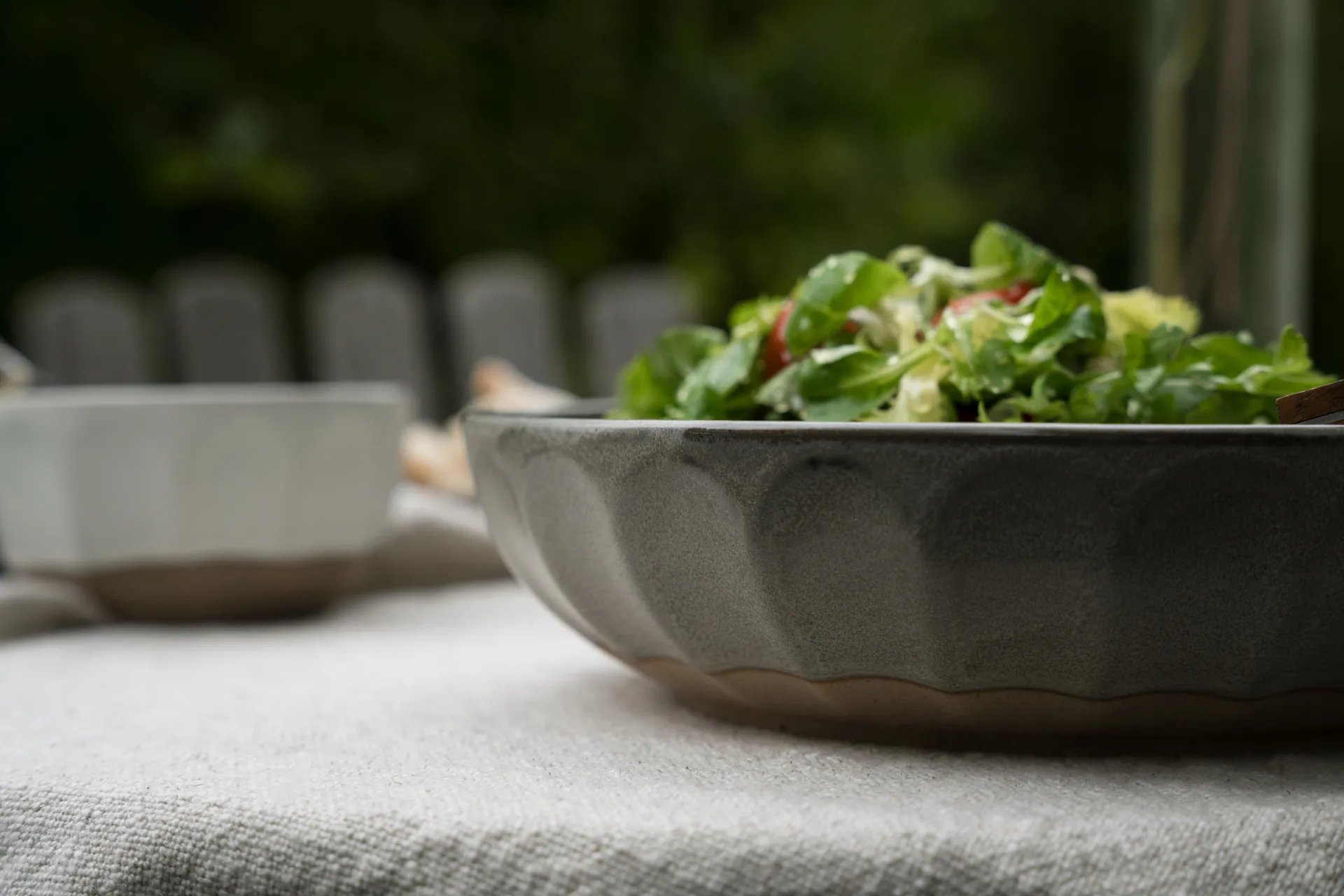 Bol Ernst de gres, Gris-natural, Ø24 cm ERNST