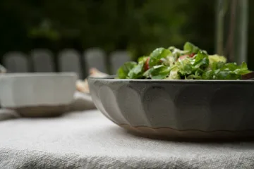 Bol Ernst de gres - Gris-natural, Ø24 cm - ERNST