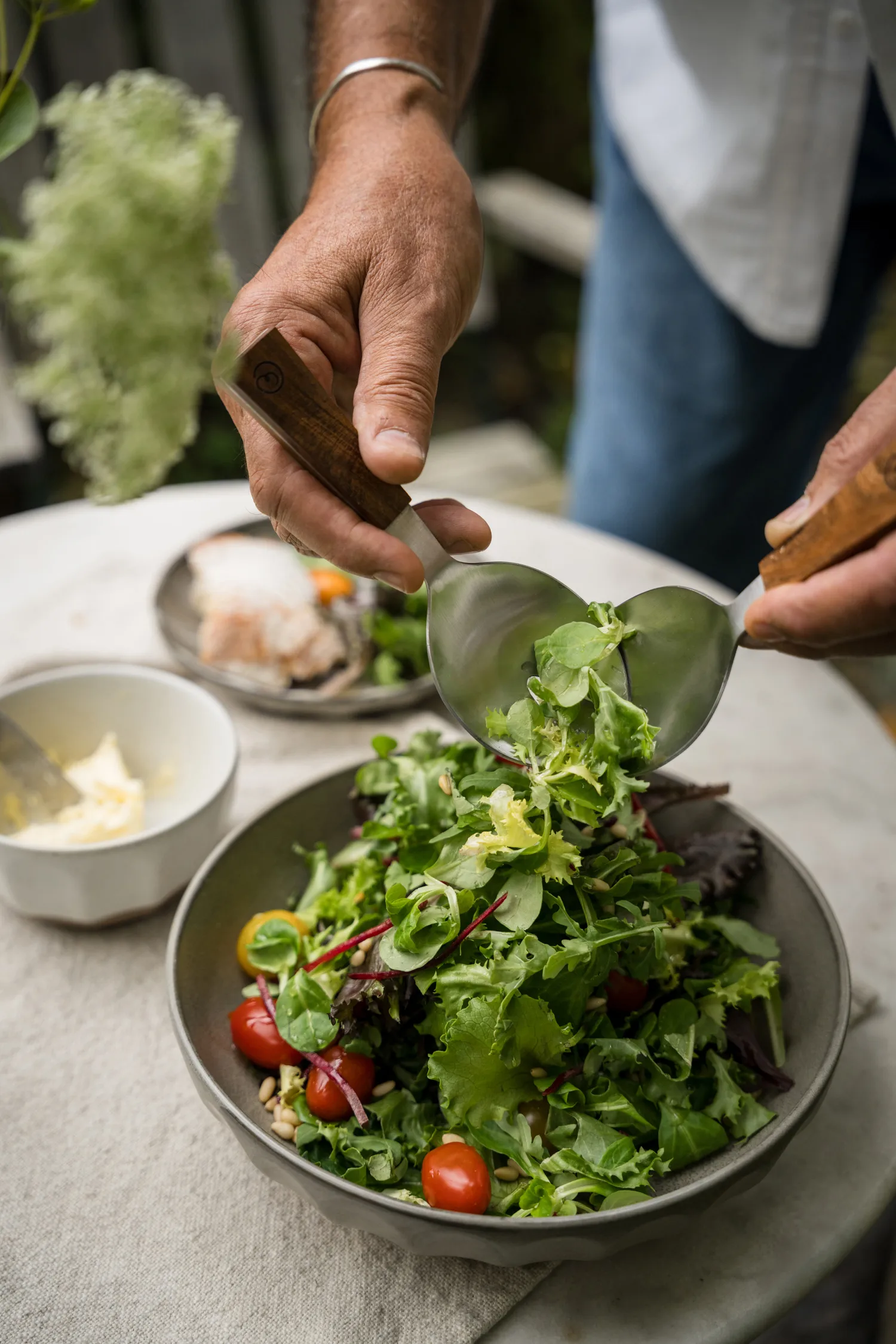 Bol Ernst de gres, Gris-natural, Ø24 cm ERNST