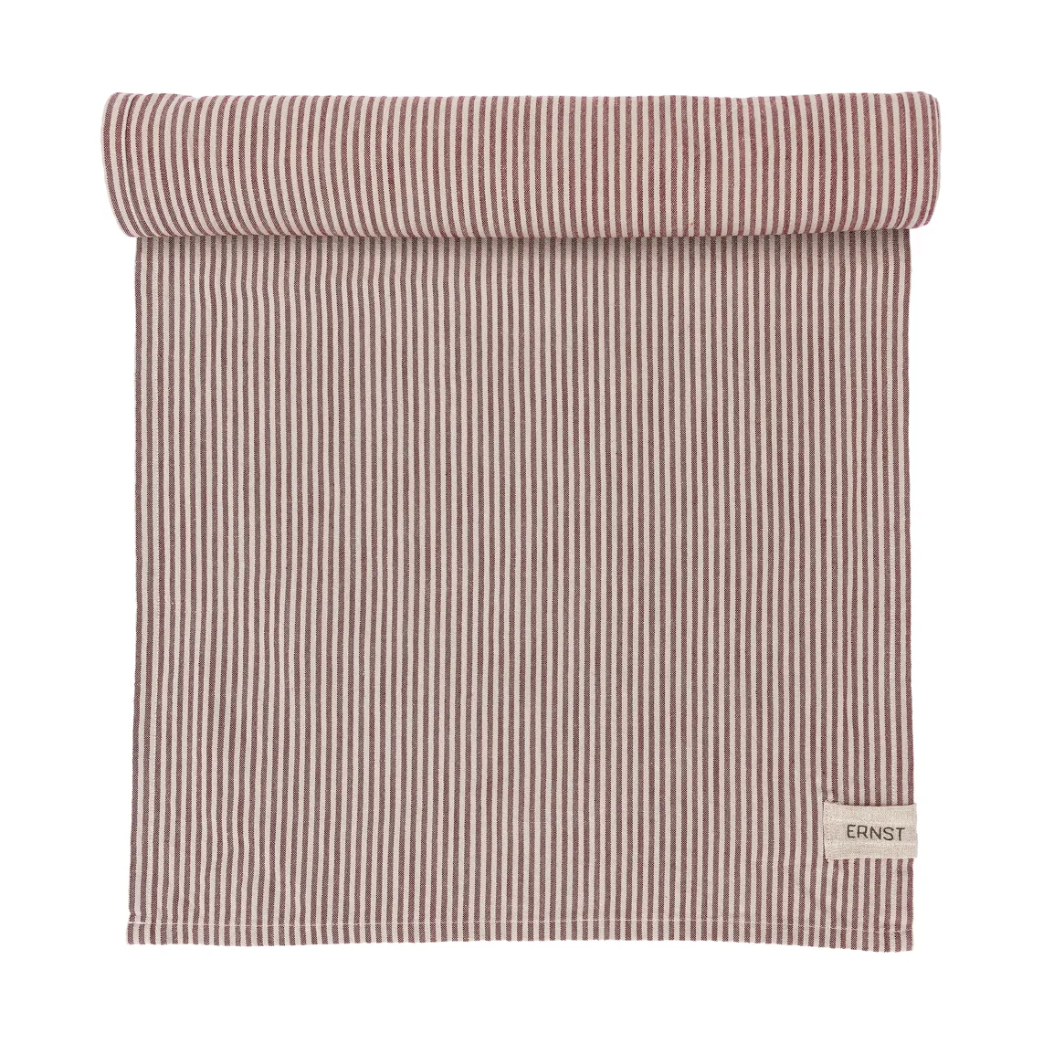 Camino de mesa Ernst a rayas 45x150, Rojo-beige ERNST