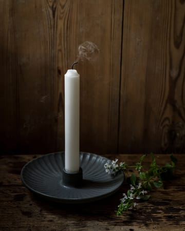 Candelabro con plato Ernst - Petrol - ERNST