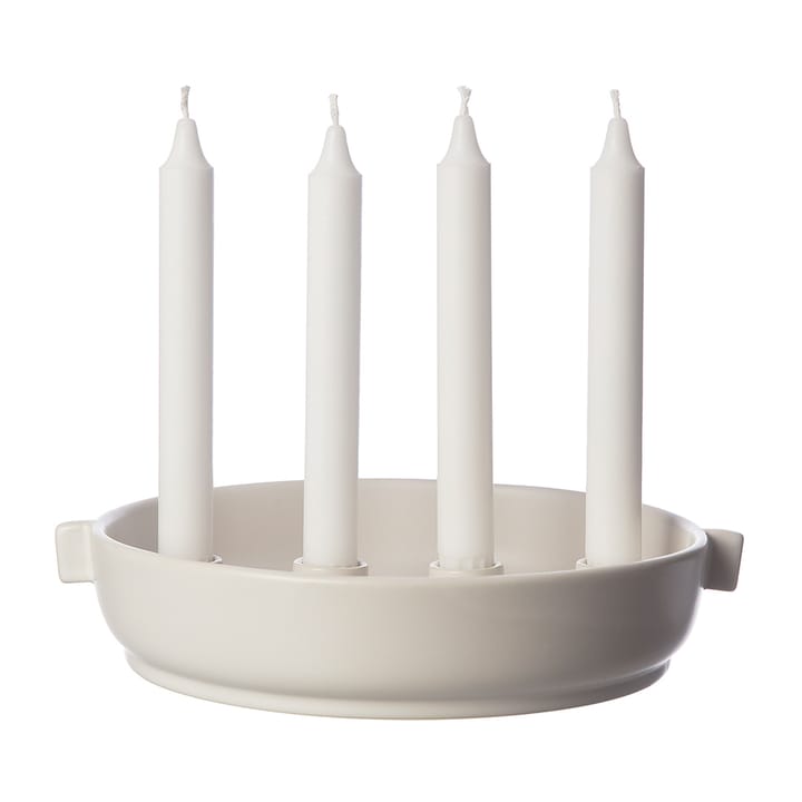 Candelabro de adviento con asa Ernst Ø28 cm - arena blanca - ERNST