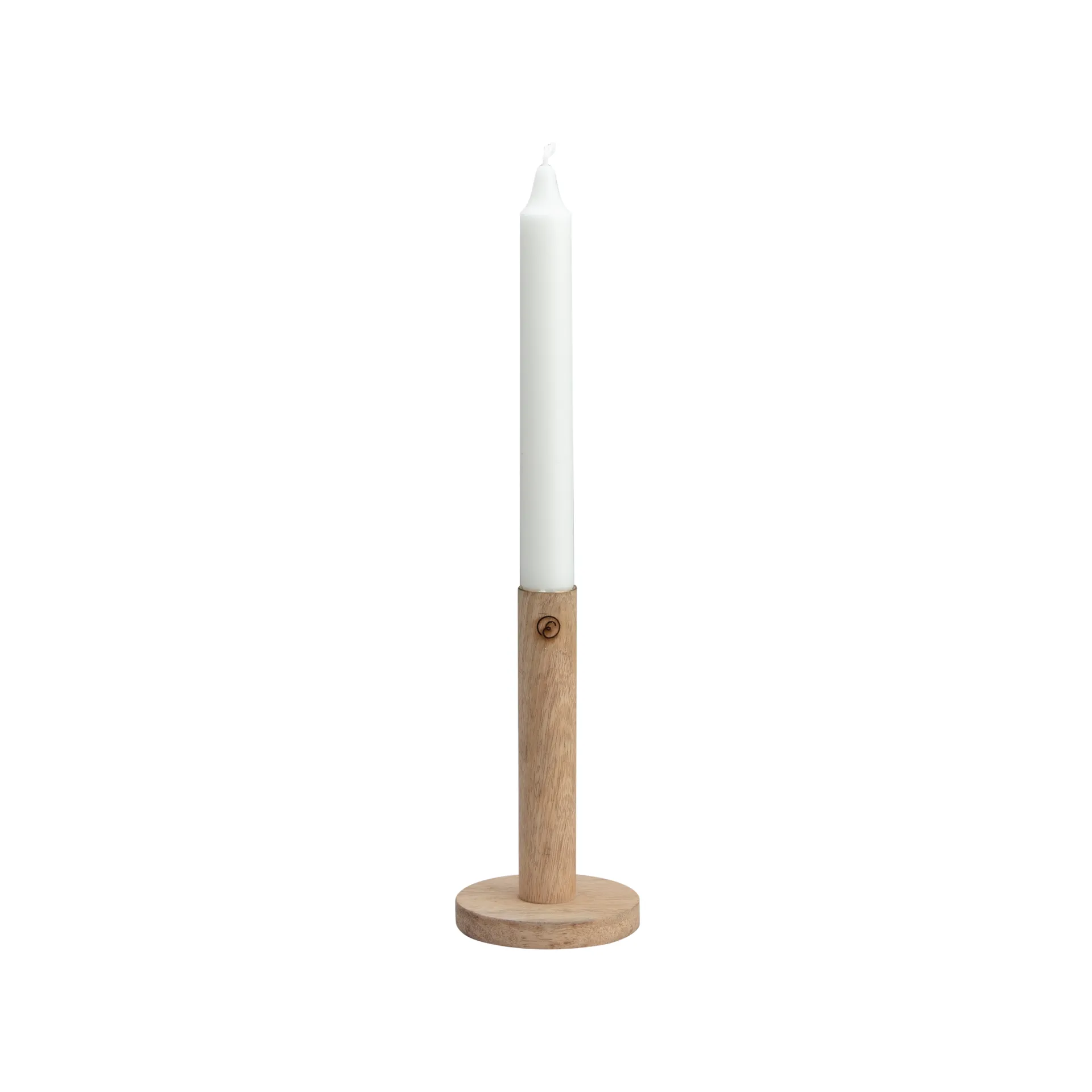Candelabro de madera Ernst 15 cm, natural ERNST