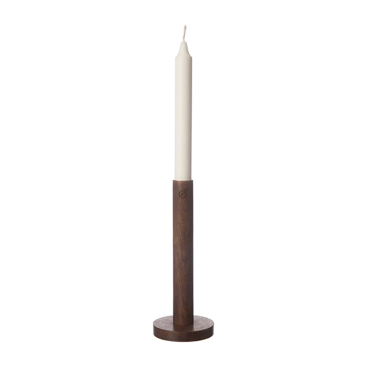 Candelabro de madera Ernst 20 cm - marrón oscuro - ERNST