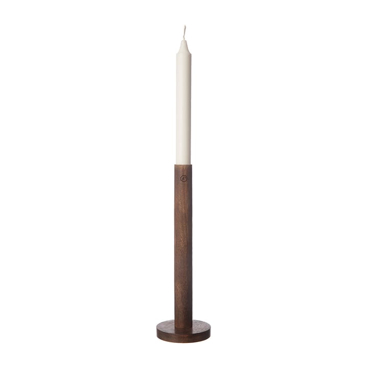 Candelabro de madera Ernst 25 cm - marrón oscuro - ERNST