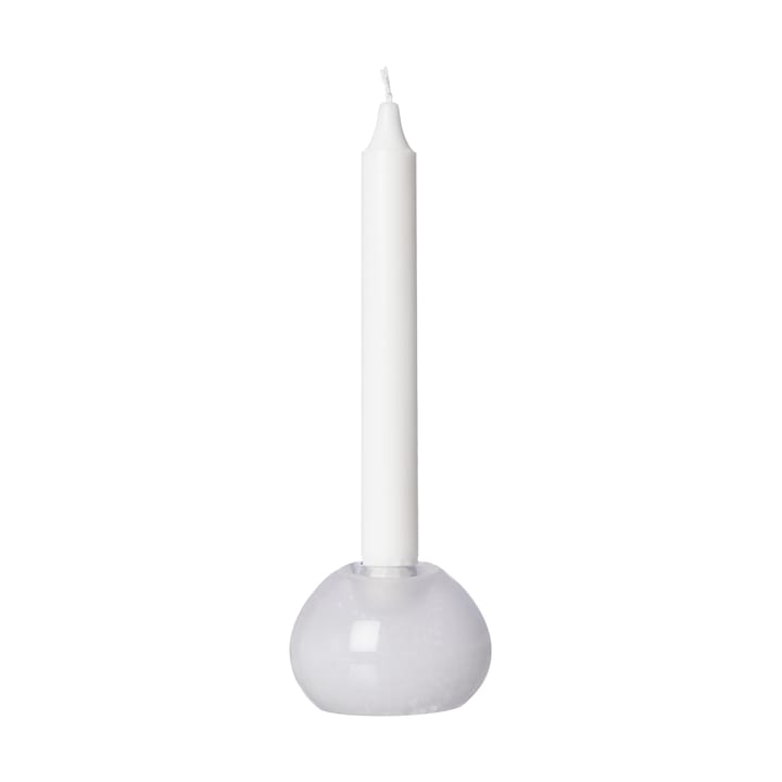 Candelabro de vidrio Ernst Ø7,5 cm - Blanco - ERNST