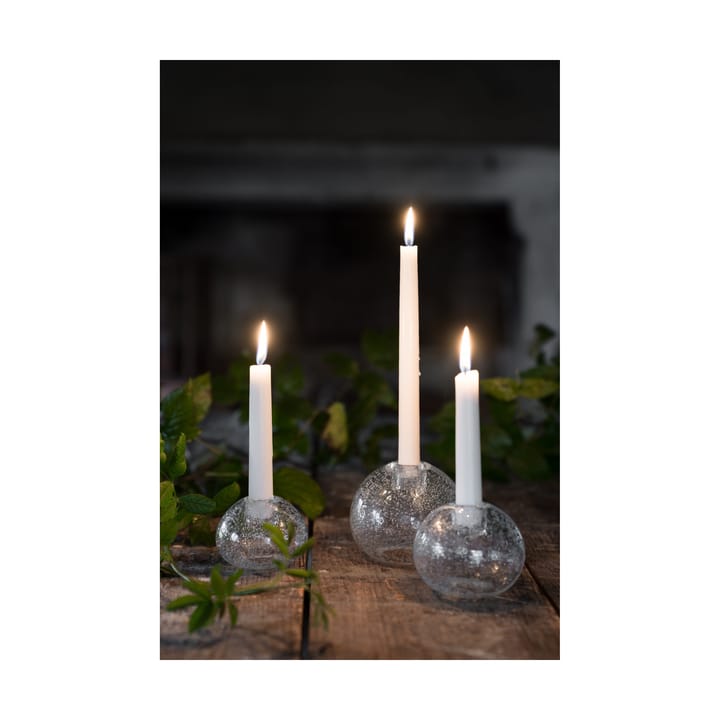 Candelabro de vidrio Ernst Ø7,5 cm, Burbujas ERNST