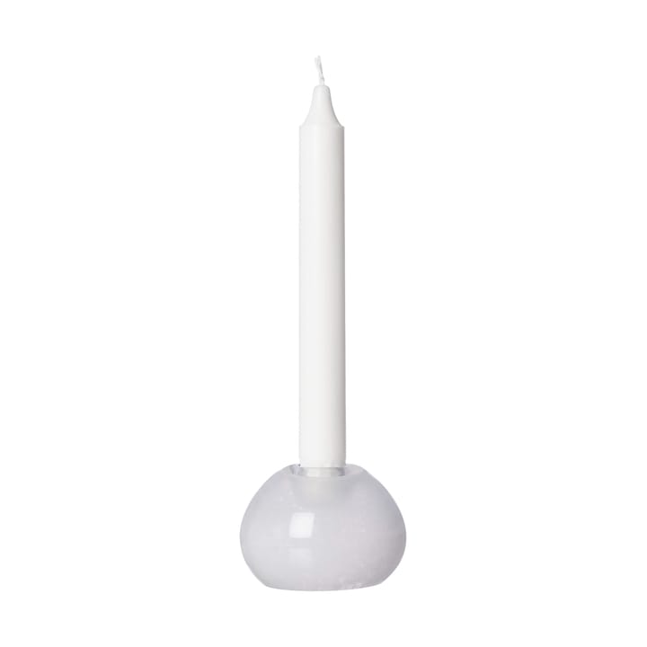 Candelabro de vidrio Ernst Ø9 cm - Blanco - ERNST