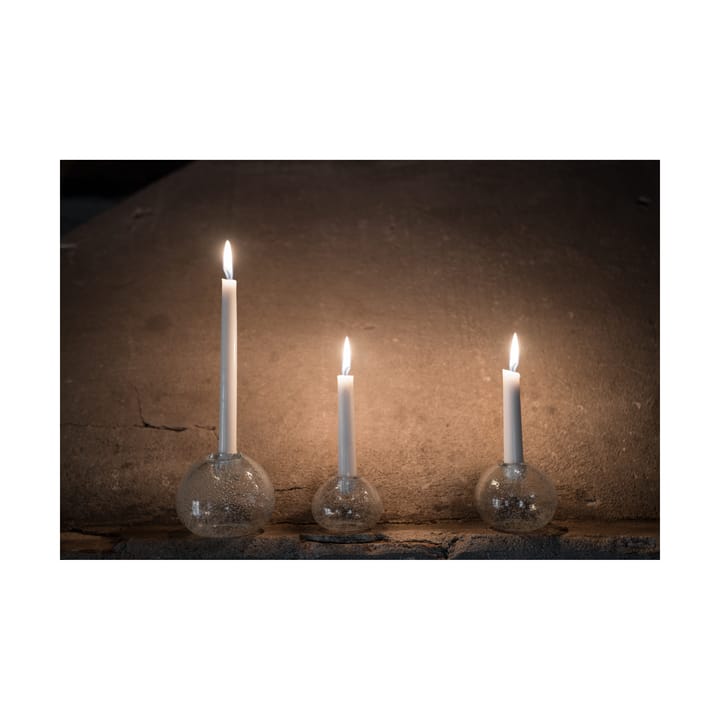 Candelabro de vidrio Ernst Ø9 cm, Burbujas ERNST