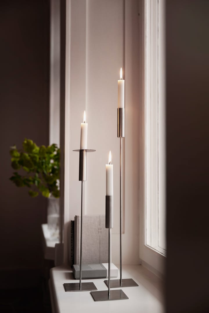 Candelabro Ernst 30 cm, metal cepillado ERNST