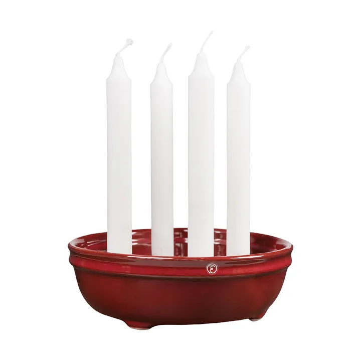 Candelabro Ernst 4 velas - Rojo - ERNST