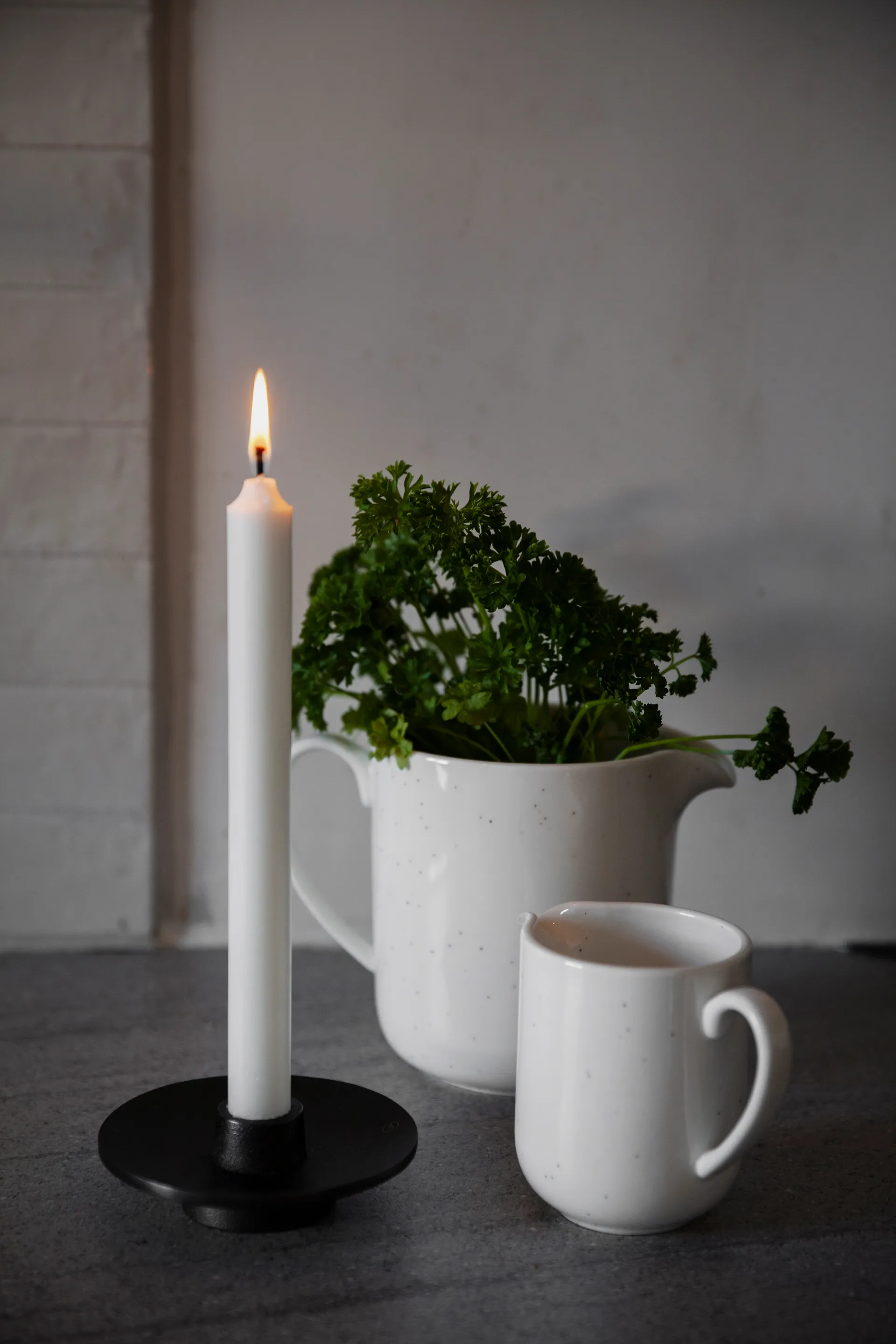 Candelabro Ernst aluminio Ø12 cm, Negro ERNST