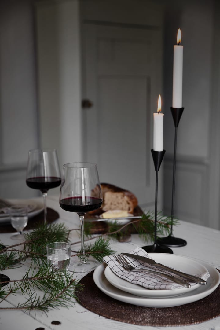 Candelabro Ernst cromo negro, 25 cm ERNST