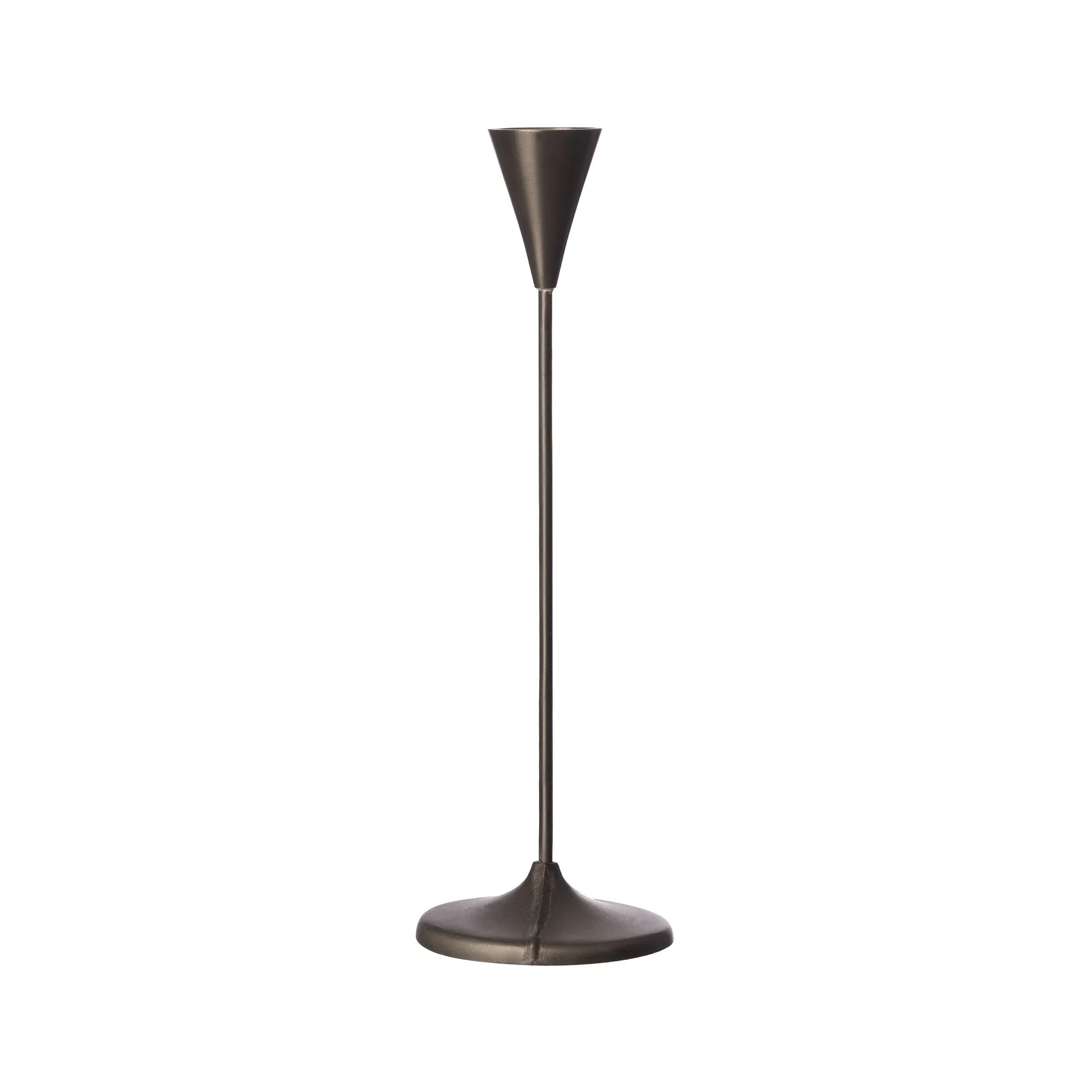Candelabro Ernst cromo negro, 25 cm ERNST