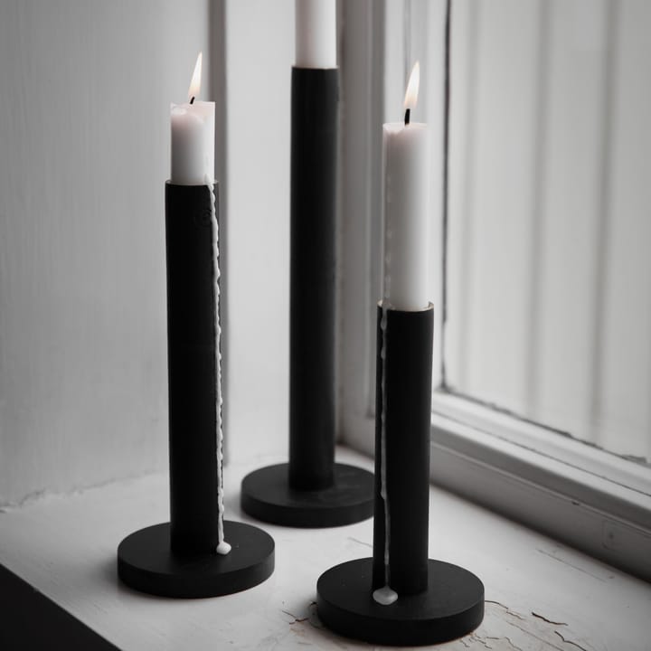 Candelabro Ernst madera negra, 20 cm ERNST